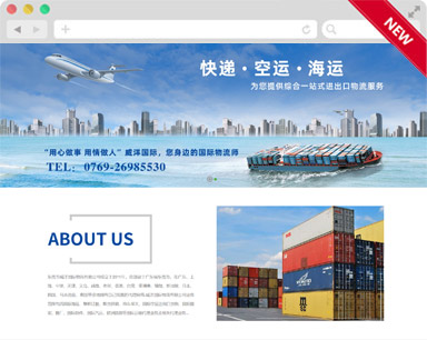威洋国际物流品牌型听泉鉴鲍
建设